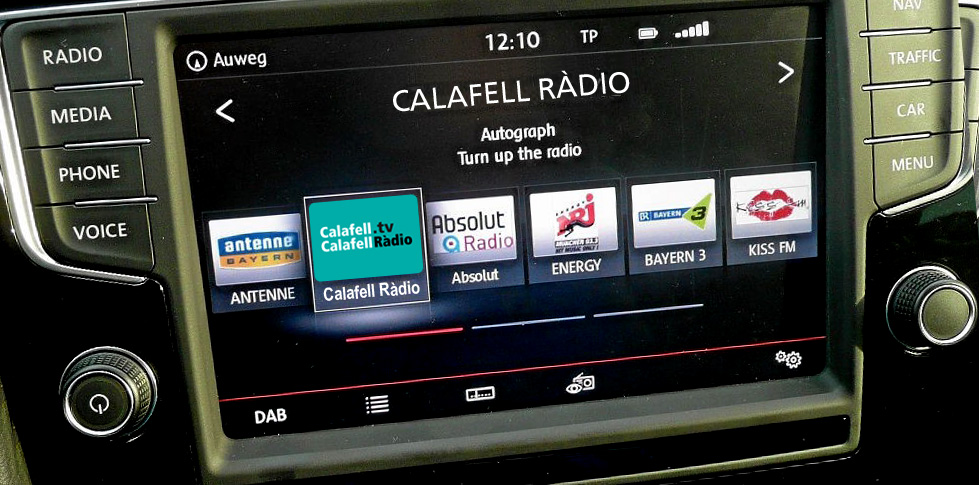 Calafell Ràdio al cotxe