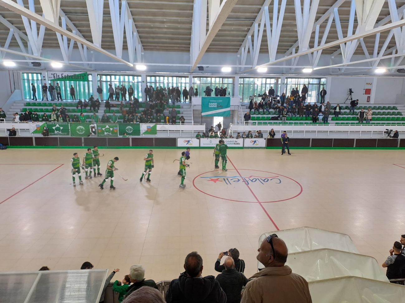 Imatge del partit entre el Parlem Calafell i el Garatge Plana Girona